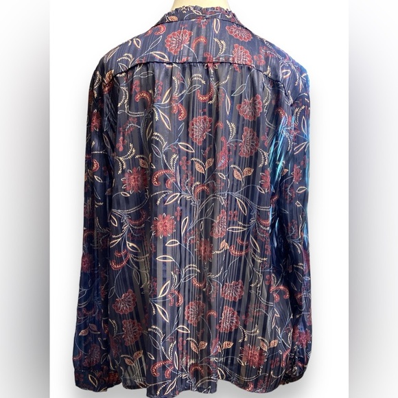 Chadwick’s navy long sleeve professional top size large - Picture 4 of 8